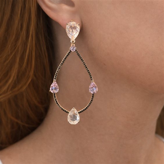 Earrings Cianfrone Gioielli Woman in Silver Quarzo CRISOR009 - CRISOR009